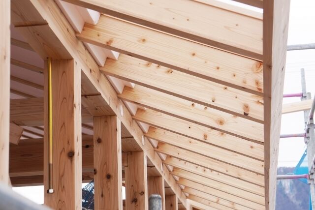 建築中の新築住宅